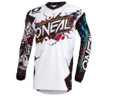 Maillot O'Neal Element Villain Neon Blanc