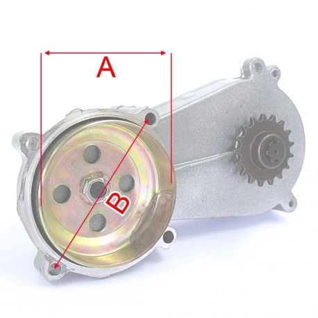 TRANSMISSION / DÉMULTIPLICATEUR MOTEUR POCKET CROSS MINI - 17 DENTS TF8