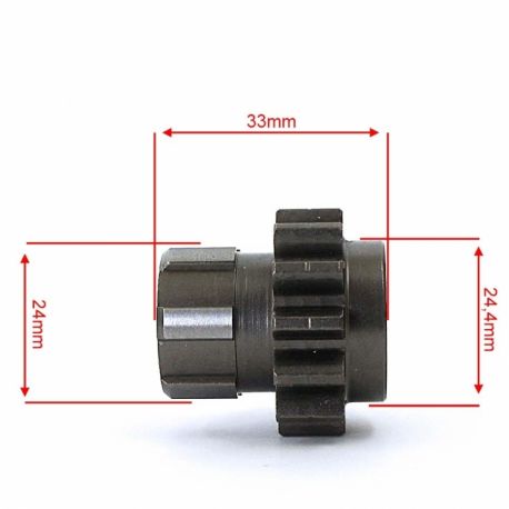 Set de 3 Pignon Renforcée Noix d'embrayage / Intermédiaire Kick / Arbre de kick LIFAN