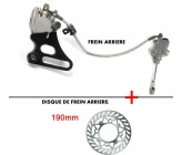 Kit frein arriere d'origine simple piston durite 400mm