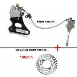 Kit frein arriere d'origine simple piston durite 400mm