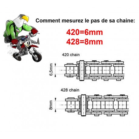 Attache rapide de chaine KMC 428