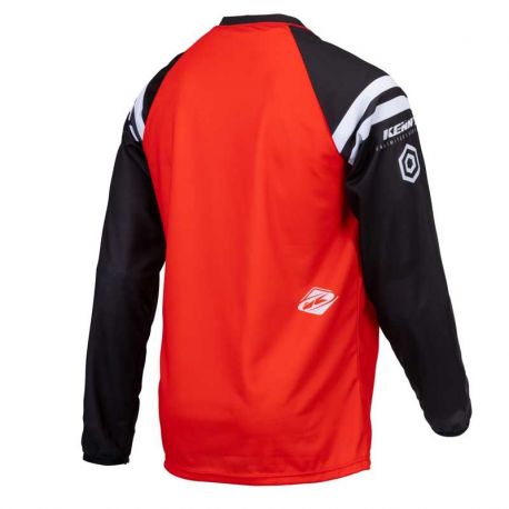 Maillot Raw rouge Enfant KENNY RACING