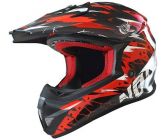 Casque NO-END Kid Cracked Noir / Rouge