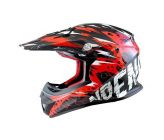 Casque NO-END Kid Cracked Noir / Rouge