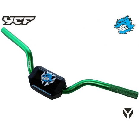 Guidon Alu Pit Bike YCF Vert 50A Uniquement