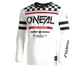 Maillot O'Neal Squadron V.22 Blanc/Noir (2022)