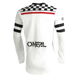 Maillot O'Neal Squadron V.22 Blanc/Noir (2022)