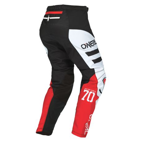 Pantalon Enfant O'Neal Element SQUADRON Noir/Rouge/Blanc (2022)