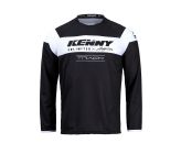 Maillot KENNY RACING TRACK RAW Noir (2022)