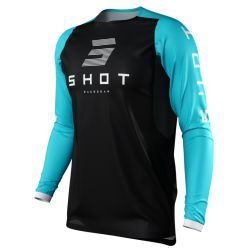 Maillot SHOT Contact - Noir/Bleu