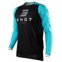 Maillot SHOT Contact - Noir/Bleu