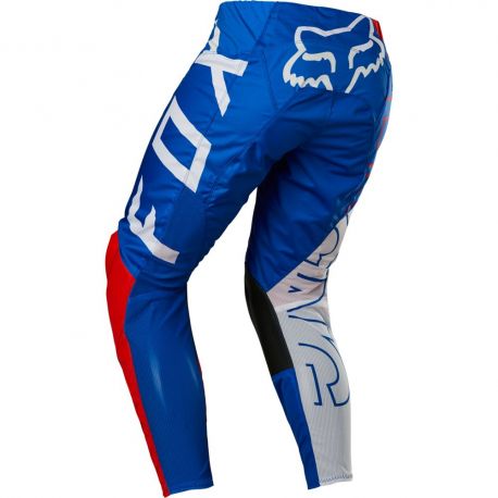 Pantalon FOX 180 SKEW - Blanc/Rouge/ROUGE/BLEU