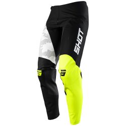 Pantalon SHOT Camo Noir/Jaune (2022)