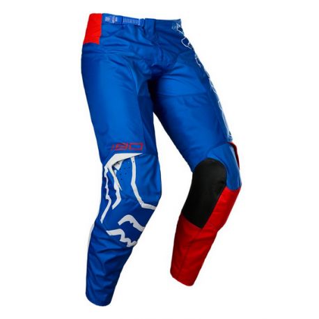  Pantalon Enfant FOX 180 skew - blanc/rouge/bleu (2022)