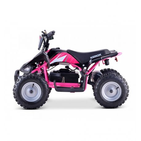 POCKET QUAD ÉLECTRIQUE 800W KEROX E-ROCK BW6 ROSE