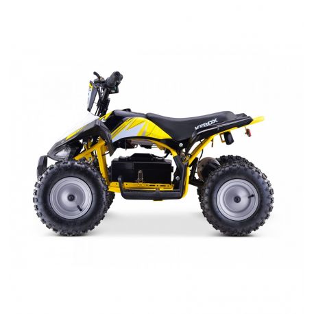 POCKET QUAD ÉLECTRIQUE 800W ENFANT KEROX E-REX BW6 Jaune