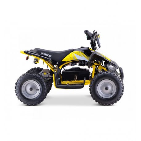 POCKET QUAD ÉLECTRIQUE 800W ENFANT KEROX E-REX BW6 Jaune