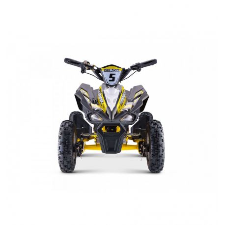 POCKET QUAD ÉLECTRIQUE 800W ENFANT KEROX E-REX BW6 Jaune