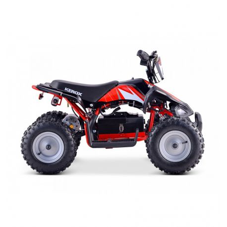 POCKET QUAD ÉLECTRIQUE 800W ENFANT KEROX E-REX BW6 Rouge