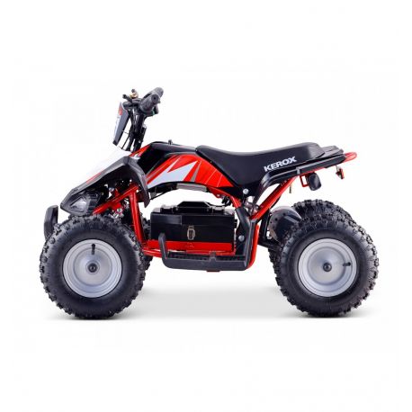 POCKET QUAD ÉLECTRIQUE 800W ENFANT KEROX E-REX BW6 Rouge