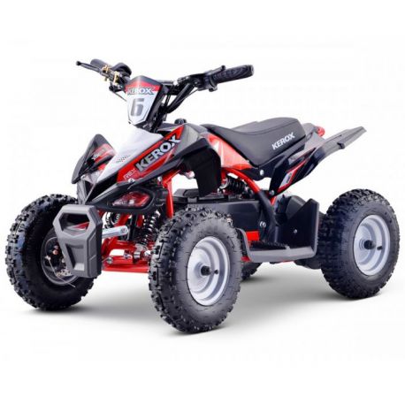 POCKET QUAD ÉLECTRIQUE 800W ENFANT KEROX E-REX BW6 Rouge