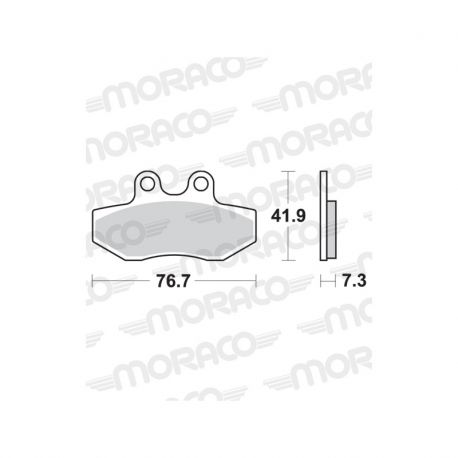 Pack Kit de Frein MARZOCCHI Avant Double Pistons + Plaquette SBS