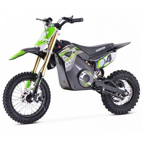 PIT BIKE ÉLECTRIQUE 1000W KEROX E-STORM VERT