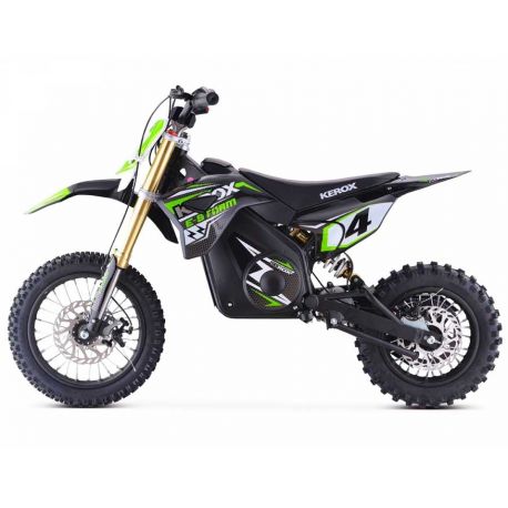 PIT BIKE ÉLECTRIQUE 1000W KEROX E-STORM VERT