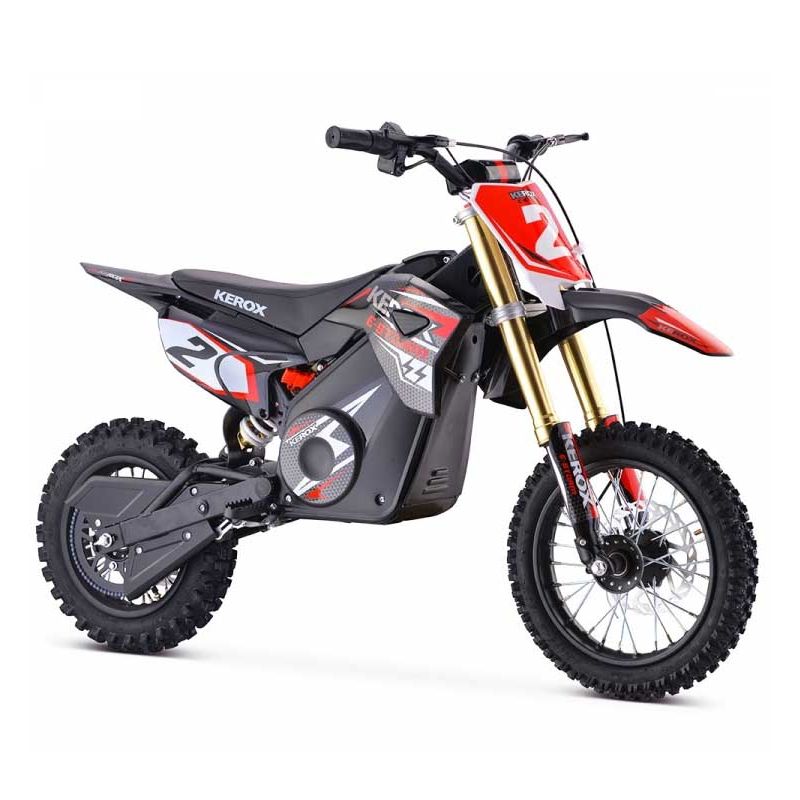 PIT BIKE ÉLECTRIQUE 1000W KEROX E-STORM ROUGE