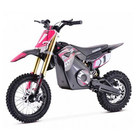 PIT BIKE ÉLECTRIQUE 1000W KEROX E-STORM ROSE