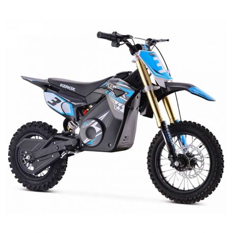 PIT BIKE ÉLECTRIQUE 1000W KEROX E-STORM BLEU