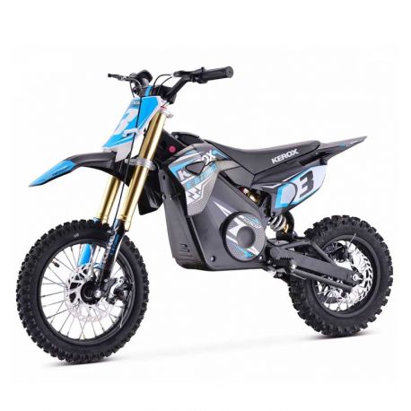 PIT BIKE ÉLECTRIQUE 1000W KEROX E-STORM BLEU