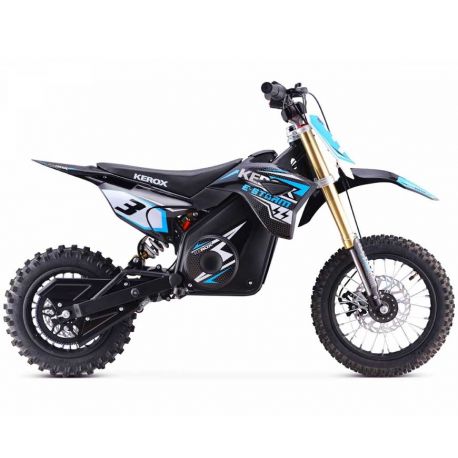 PIT BIKE ÉLECTRIQUE 1000W KEROX E-STORM BLEU