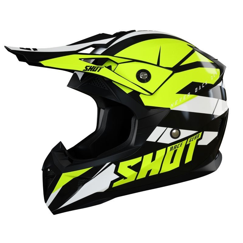 Casque Shot Pulse Revenge - Jaune / Blanc