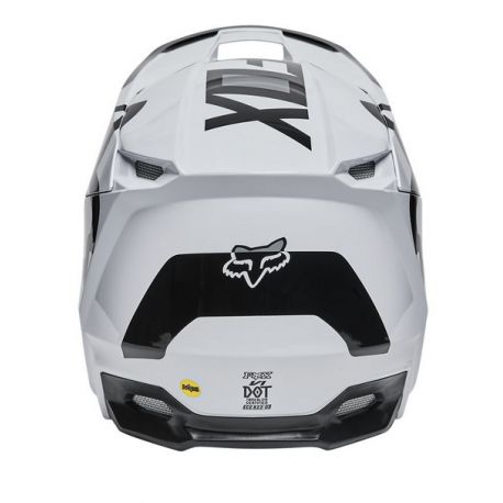  CASQUE FOX V-1 LUX BLACK/WHITE 