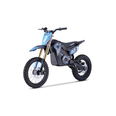 PIT BIKE ÉLECTRIQUE 1300W KEROX E-STORM BLEU