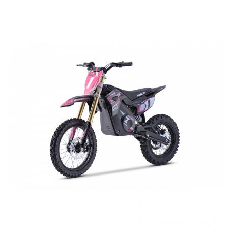 PIT BIKE ÉLECTRIQUE 1300W KEROX E-STORM ROSE