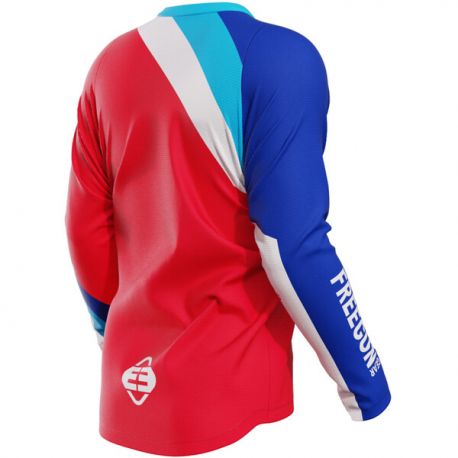 Maillot SHOT FREEGUN Rainbow Red (2023)