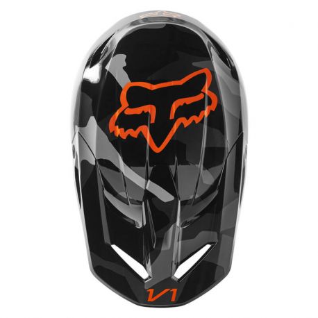 Casco Bambini FOX V1 Bnkr - Nero/Camo (2023)