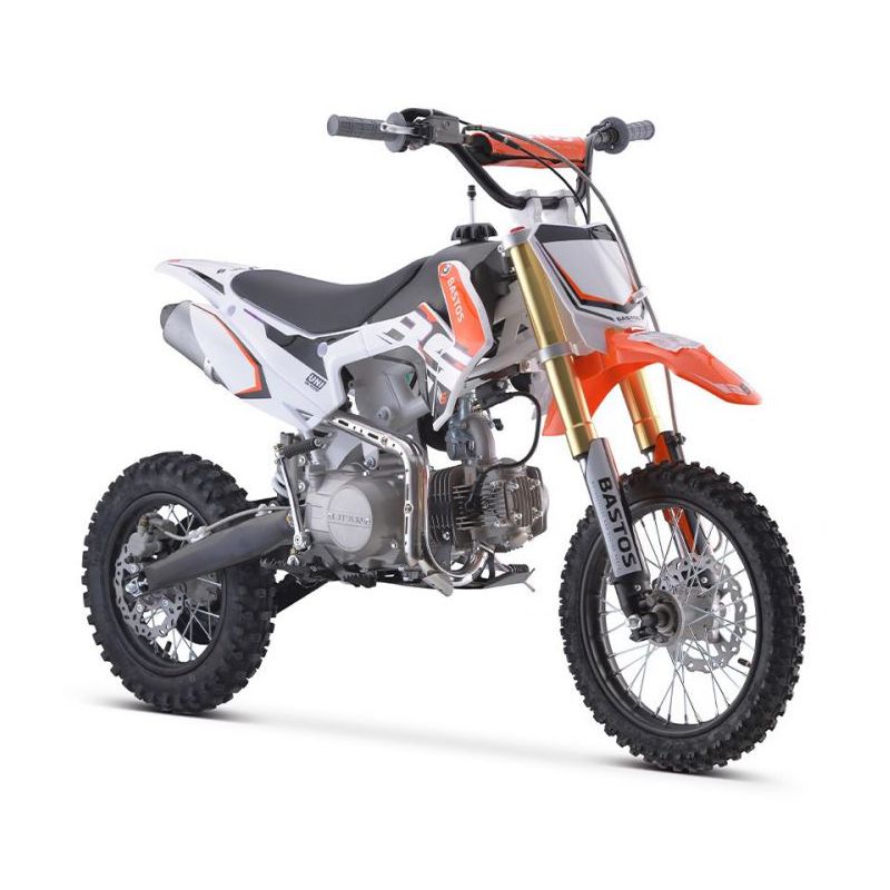 Pit Bike Bastos - BS 125cc Semi Automatica - 12"/14" - Arancione