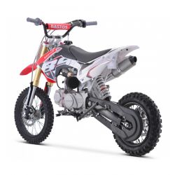 Pit Bike Bastos 125cc - 12"/14" (Semi-Automatique) - Rouge - (2023)