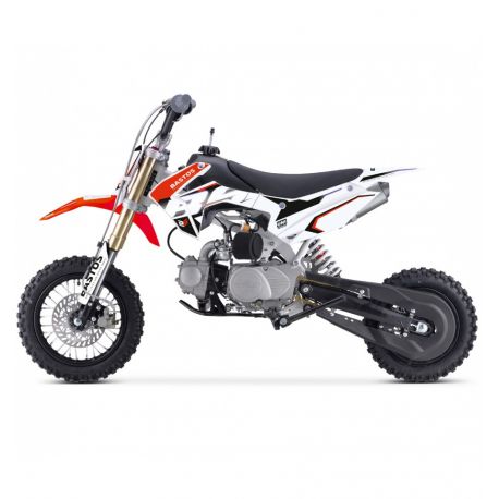 Pit Bike Bastos BS 90cc - 10"/12" (Semi-Automatique) - Rouge - (2023)