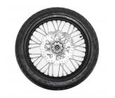 Ruota anteriore completa Supermotard - 17" - Alluminio