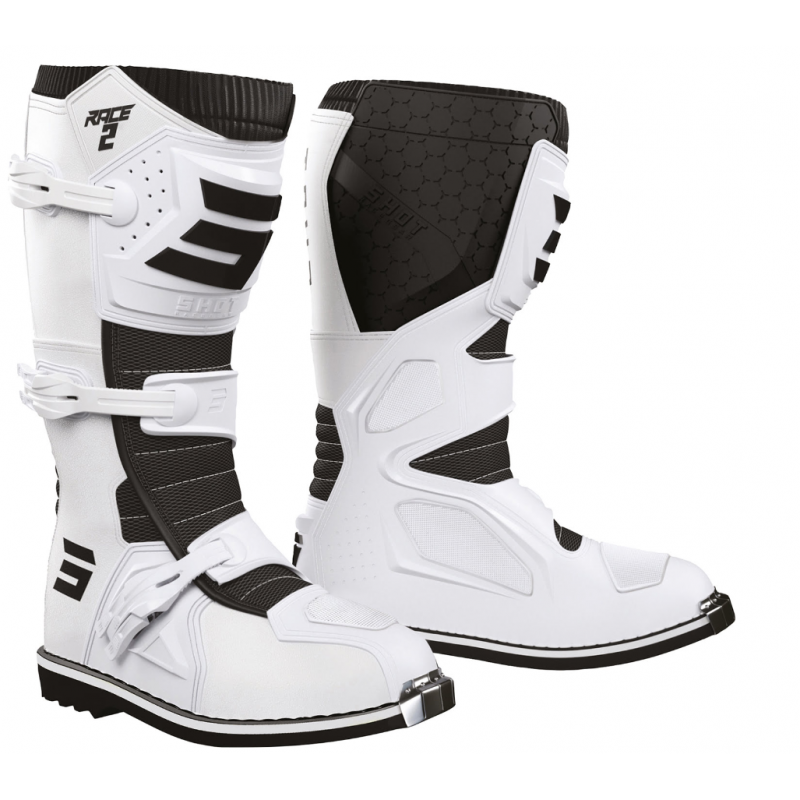 Bottes Motocross SHOT RACE 2 - White