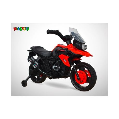 Moto Electrique Enfant KINGTOYS - 1000GS 18W - Rouge