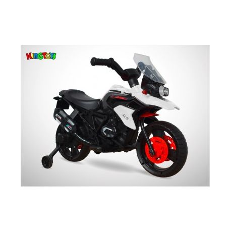 Moto Electrique Enfant KINGTOYS - 1000GS 18W - Rouge