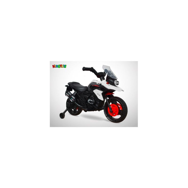 Moto Electrique Enfant KINGTOYS - 1000GS 18W - Rouge