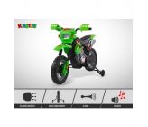 Moto Electrique Enfant KINGTOYS - Cobra 18W - Vert