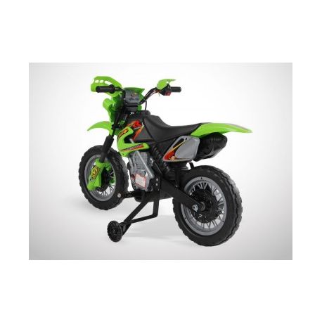 Moto Electrique Enfant KINGTOYS - Cobra 18W - Vert